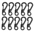Lot Mini Carabiner Keychain Snap Hook Climbing SF Spring Backpack Qme one size Black