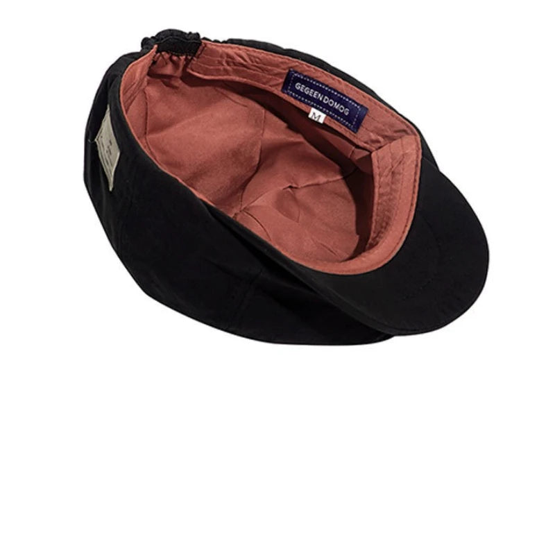 Retro Trendy Forward Hat Versatile Painter Face-slimming Autumn Beret Qme