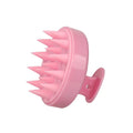 1pc Silicone Scalp Massage Comb Handheld Round Soft Shampoo Brush Portable Hair Clean Tool Hair Care Women Beauty Bathroom Combs Qme 1PC Pink