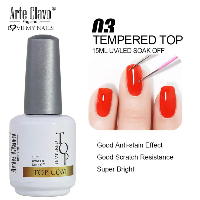 Arte Clavo Macaron Spring Series Gel Nail Polish Pigment Semi