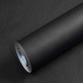 Waterpoof Matte Wallpaper Black Vinyl Self-adhesive Stickers Wall Qme Black 400cmx55cm