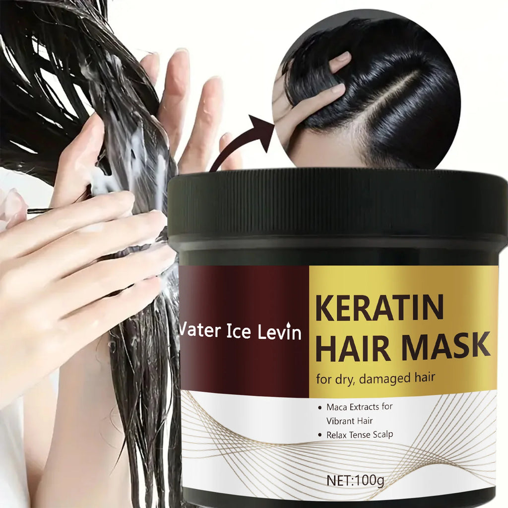 Magical Keratin Hair Mask 5 Seconds Fast Repair Damaged Frizzy Hair Soft Smooth Shiny Straightening Deep Moisturizing Hair Care Qme