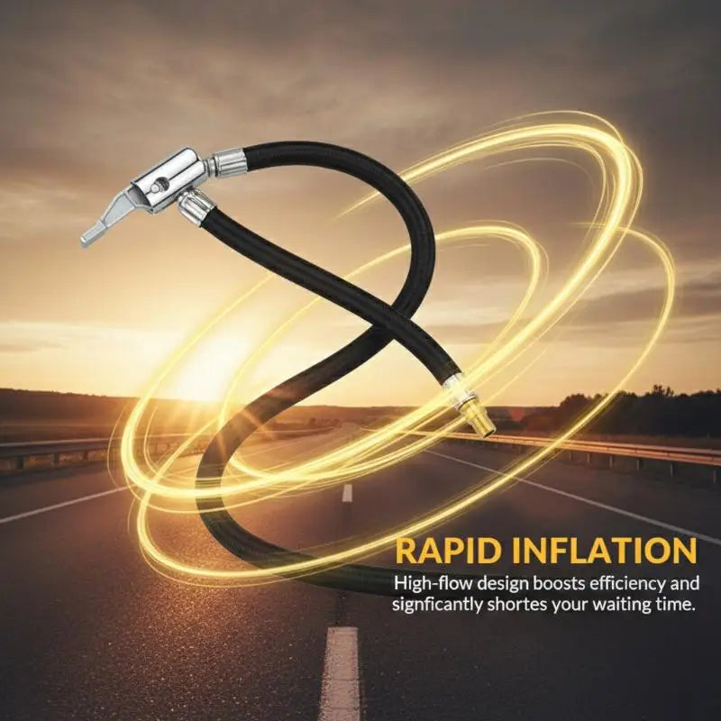 Cannot Deflate Car Bike Motorcycle Tire Air Inflator Hose Inflatable Qme