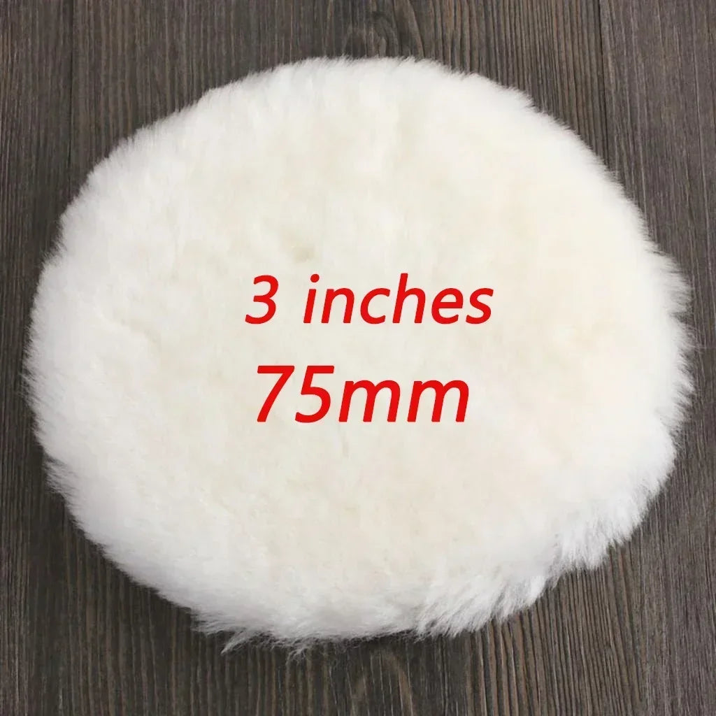 3/4/5/6/7 Inch Polishing Kit One Polishing Pad Car Waxing Sponge Disk Wool Wheel Auto Paint Care Polisher Pads for Car Polisher Qme 75mm
