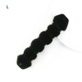 Magic Hair Bun Maker Donut Bagel Tool Easy Quick Hairstyling Reusable Qme L Black