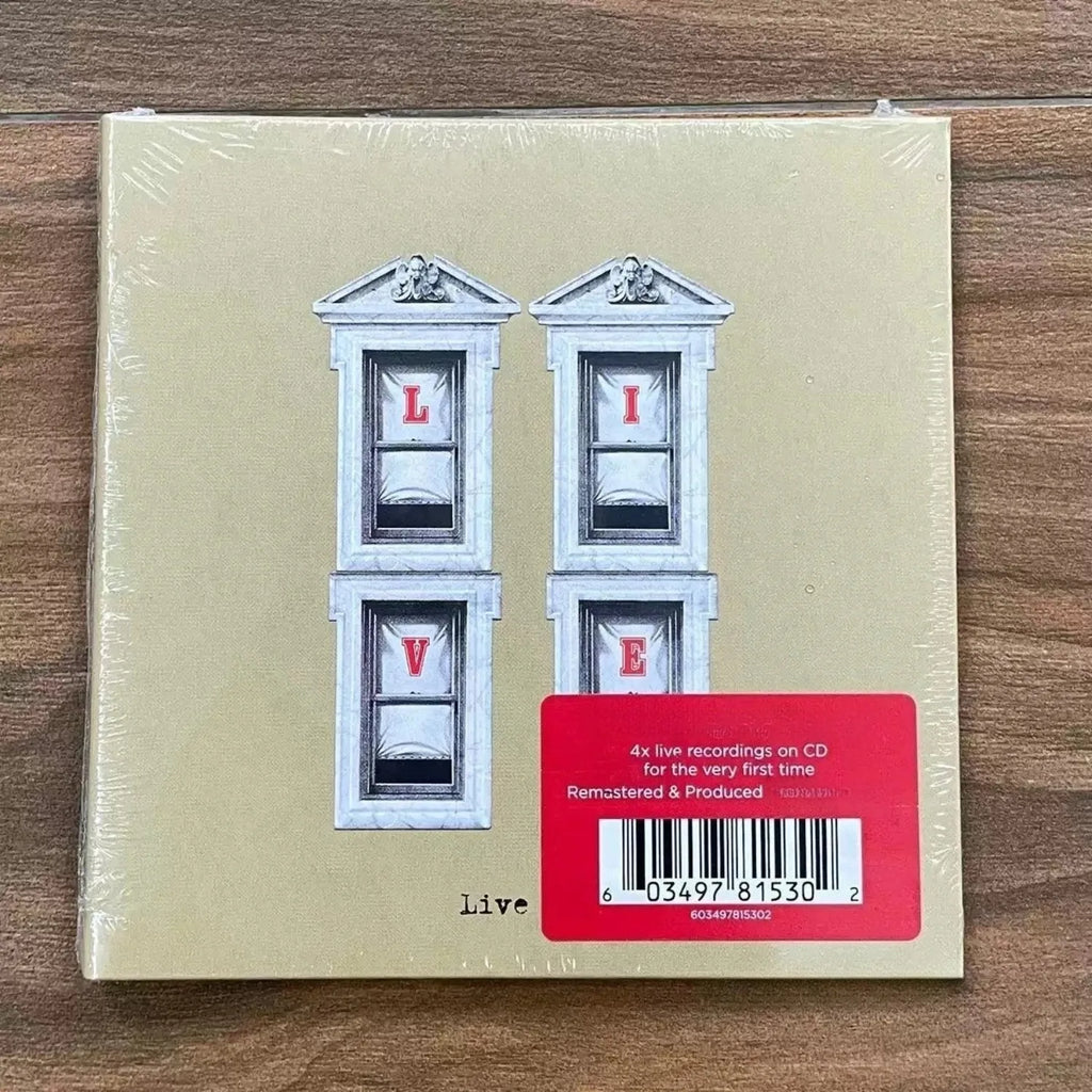 Rock Live Recording EP, Architecture Window Art Designed Remastered CD, High-Fidelity Live Performance Audio Disc for Rock Fans Qme
