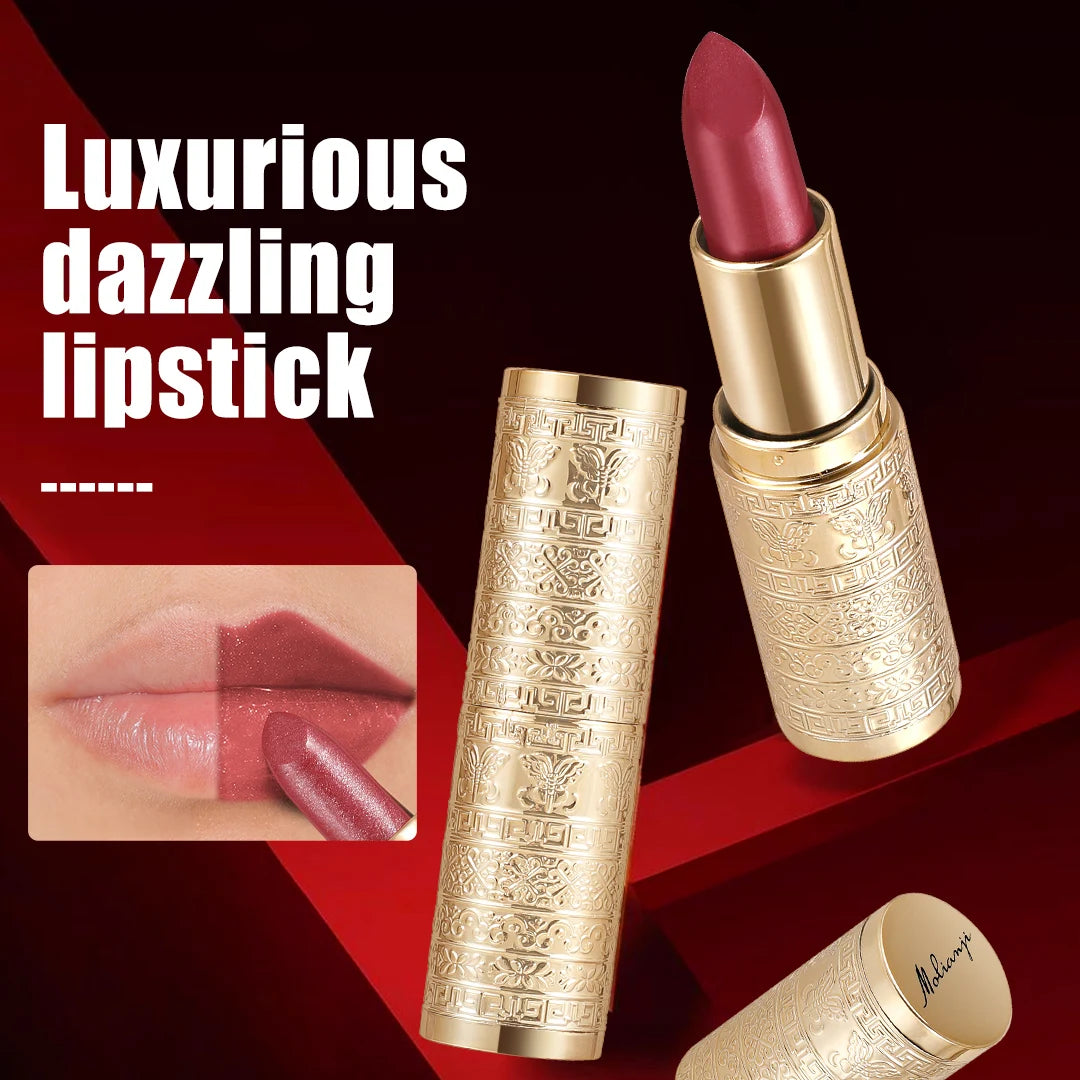 Shining Lipstick Long-lasting Formula Vibrant Colors Easy Apply Qme