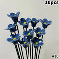 6 8 Flowers Home Ornament Indoor Outdoor Decor Handcrafted Ceramic Qme A10