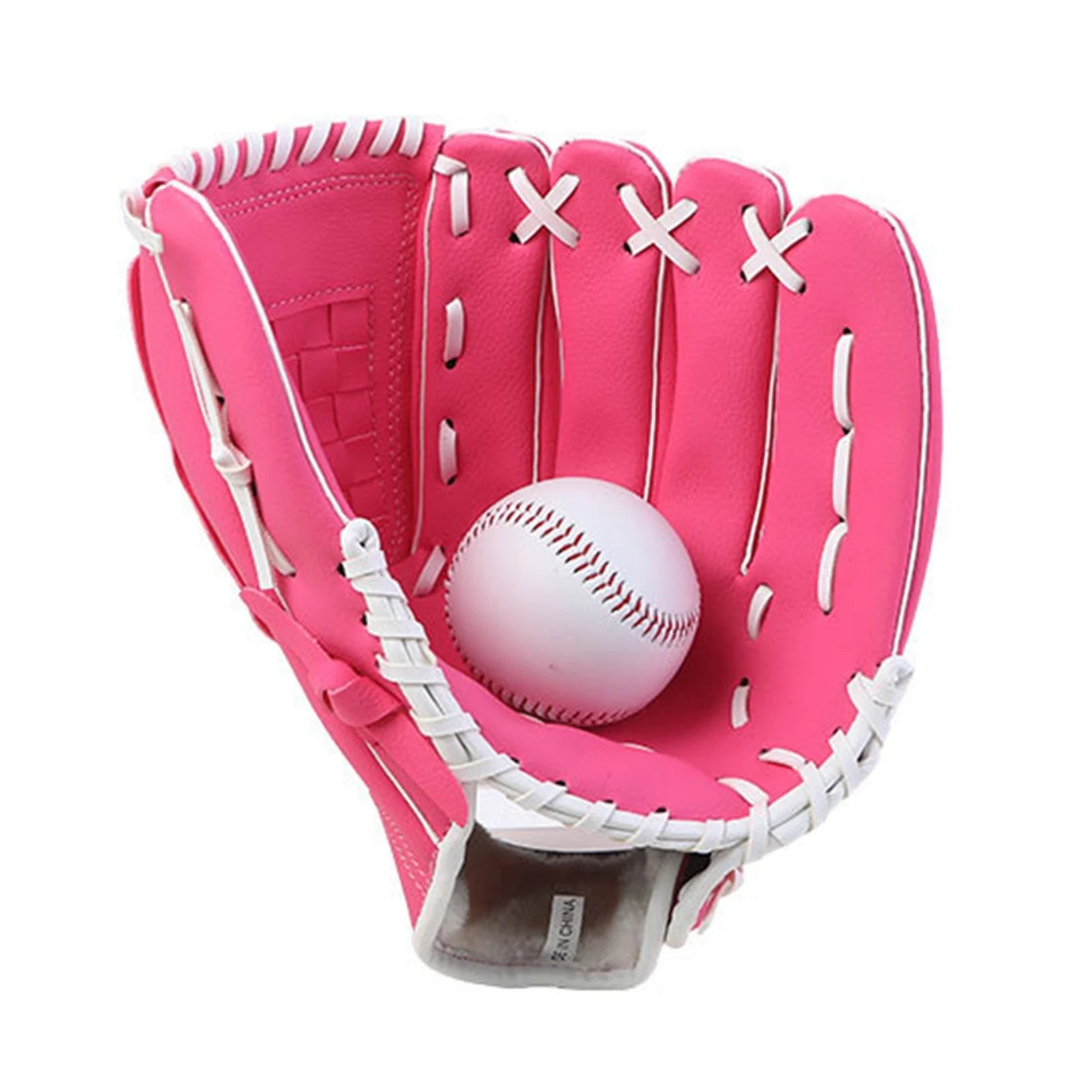 Outdoor Sport Baseball Glove Left Hand Baseball Practice Glove for Kids Youth Adults 10.5/11.5/12.5 Inch Qme