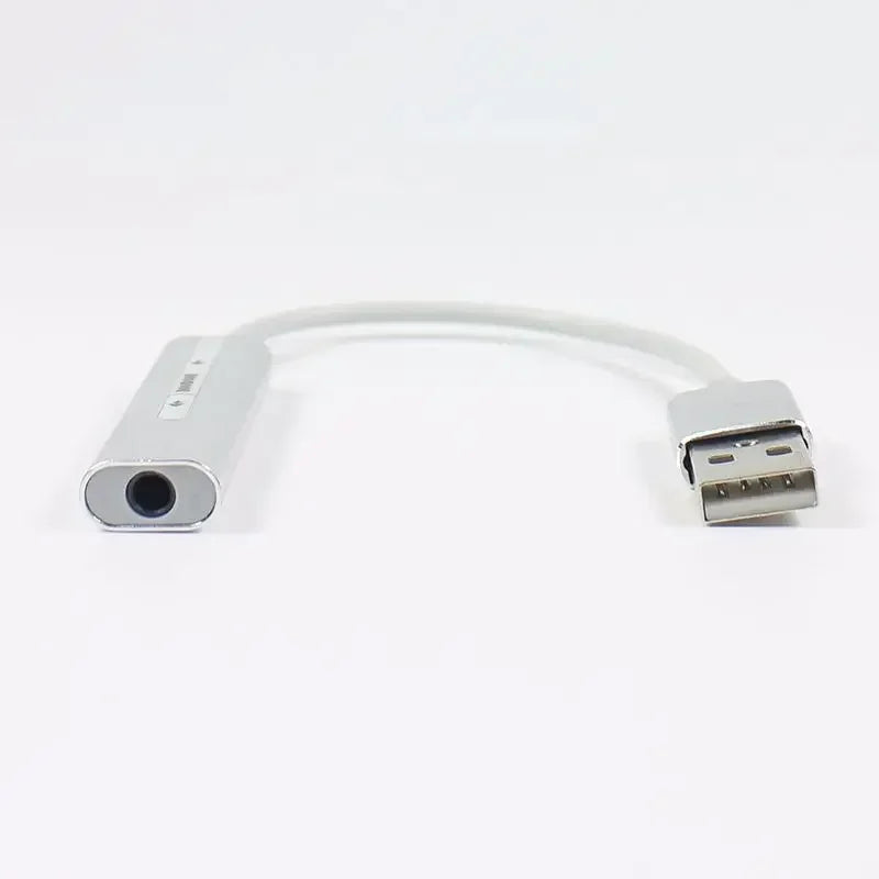 Type C USB External Sound Card USB C To 3.5mm Jack Audio Microphone Headphone Adapter for Macbook PC Laptop Sound Card Qme