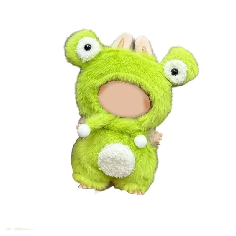 Labubu and any 10-17cm doll animal doll clothing, 17cm doll crochet cloth set, fashionable and cute doll clothing accessories Qme