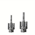 Inner and Outer Water Pipe Integrated Tapper,Hose Screw Thread Repairing Tools, Electric Drill-Type Water Pipe Tapping Equipment Qme 2 drill bits 2 rod