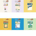 100 Pcs Kawaii to-do list memo pads cute cartoon character theme manuals decoration messages notes stationery Qme G