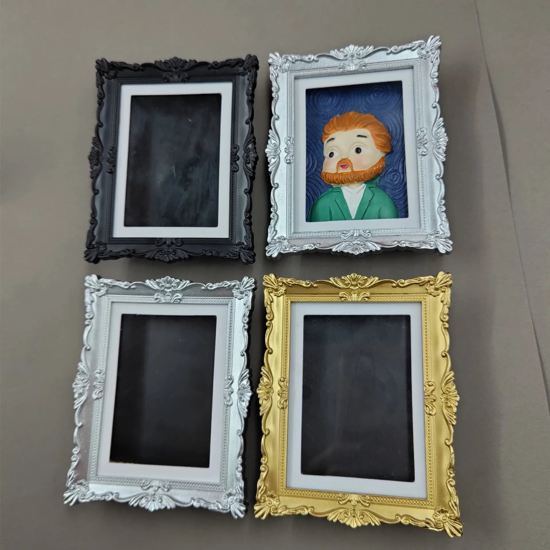 Multi Functional Desktop Decorative Photo Frame 3D Resin Magnetic Qme