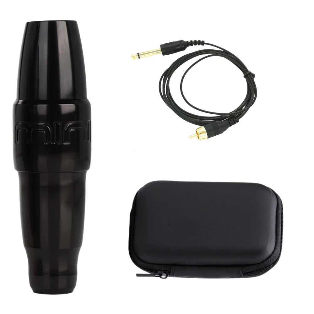 New FK Mini PMU Rotary Motor Permanent Makeup Tattoo Pen Machine For Lip Eyebrow Supply Qme black
