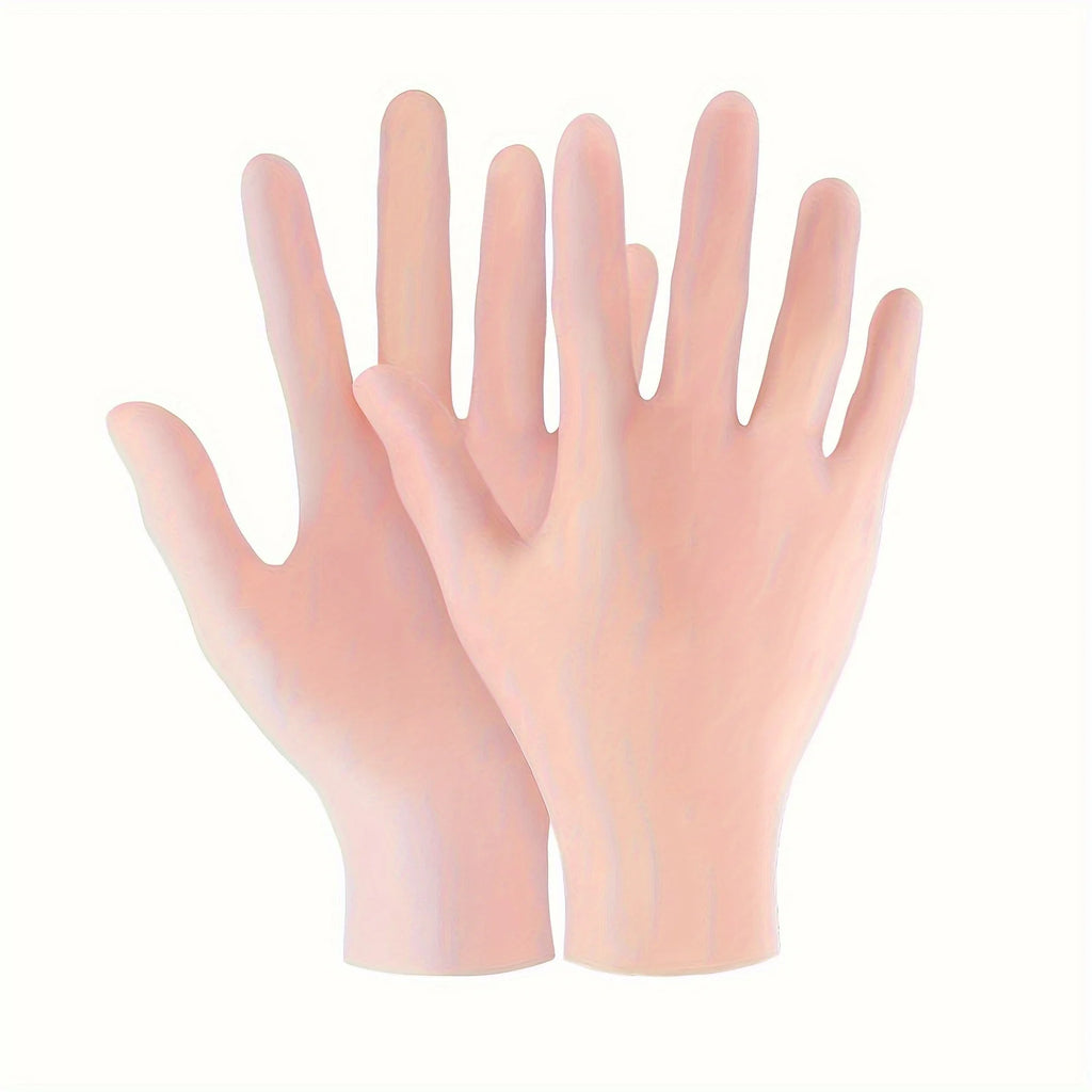 Moisturizing Gloves, Gel Spa Hydrating Gloves, Soft Silicone Gloves, Lotion Gloves(Apricot Or Pink) Qme Apricot