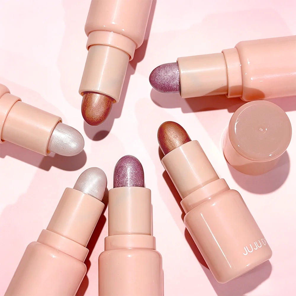 Long Lasting Jelly Glow Highlighter Glass Skin Face Illuminator Stick Qme