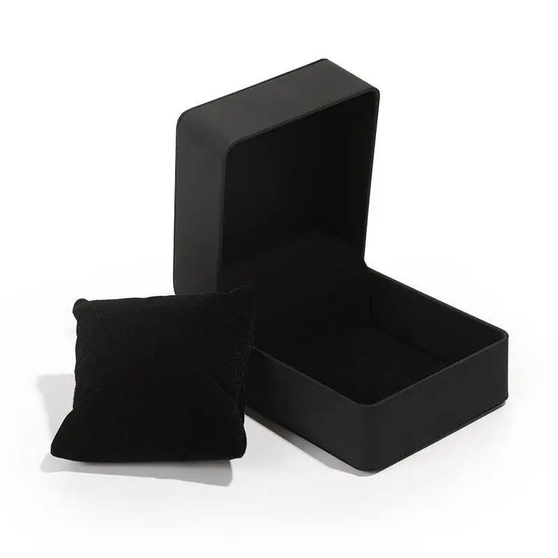 1/2/3Pcs Black Square Single Watch Gift Box With Pillow PU Leather Wristwatch Display Case Organizer For Men Qme