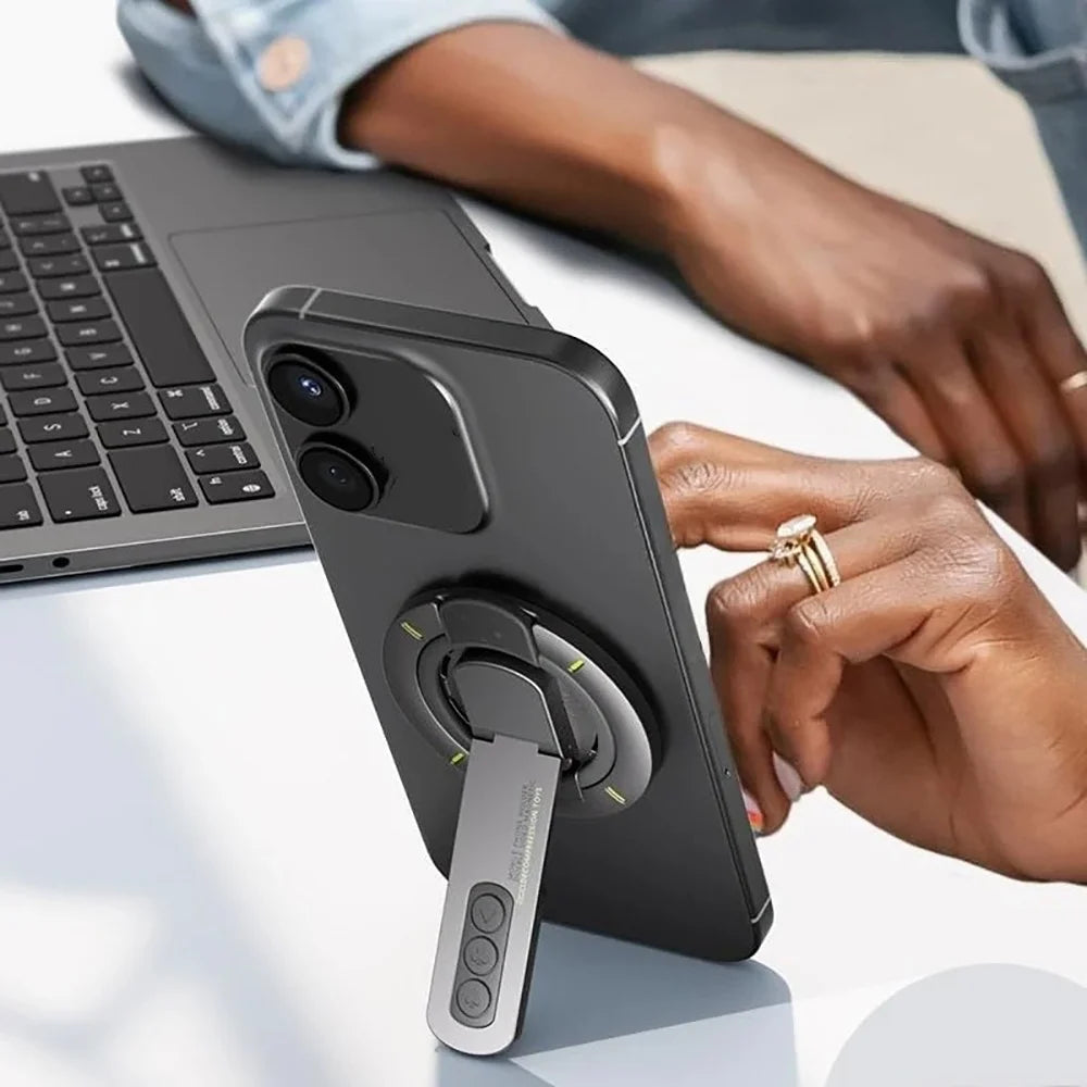 Magnetic Phone Holder Phone Ring Holder for Phone Grip with 360° Rotation Stress Relief Phone Holder Removable Phone Grip Holder Qme