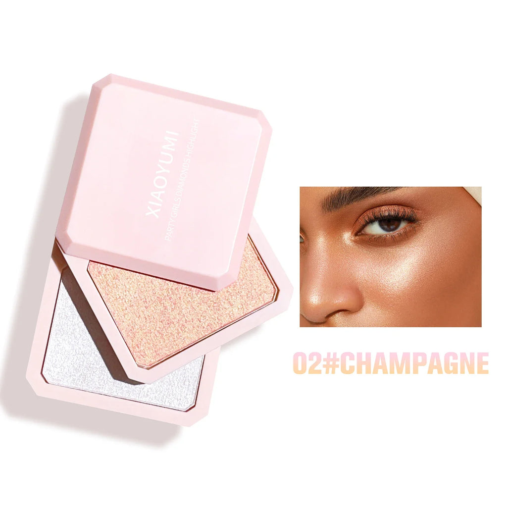 Dual-layer Highlight Contour Palette Radiant Matte Shine Perfect Face Qme 02