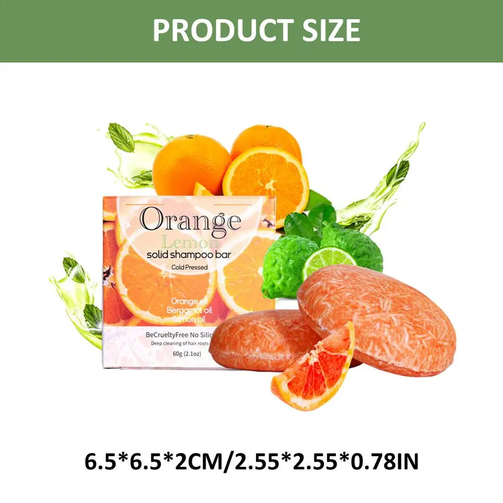 Ginger Shampoo Soap Anti-hair Loss Natural Organic Plant Extra Qme Orange China Mainland
