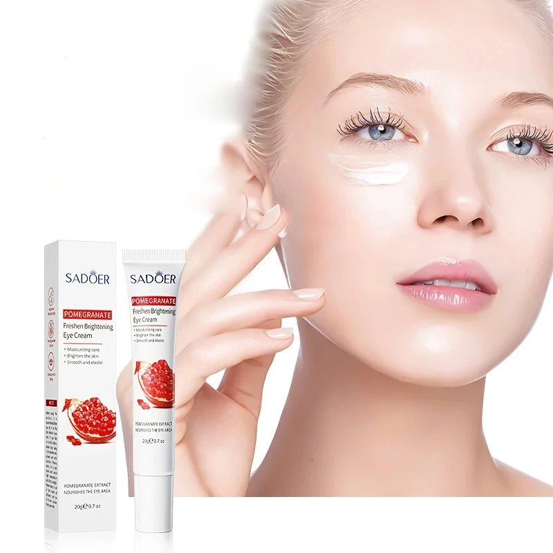 Pomegranate Brightening Refreshing Eye Cream Moisturizing Formula Qme
