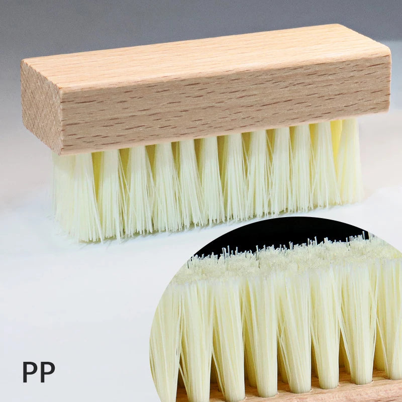 Polishing And Cleaning Brush Horse Hair Wood Brush Leather Shoe Care And Cleaning Shoe Brush Qme style 5