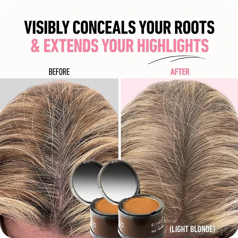 4 Color Hair Line Powder Black Root Up Natural Instant Waterproof Hairline Shadow Concealer Coverage Paint Repair Fill In Hair Qme