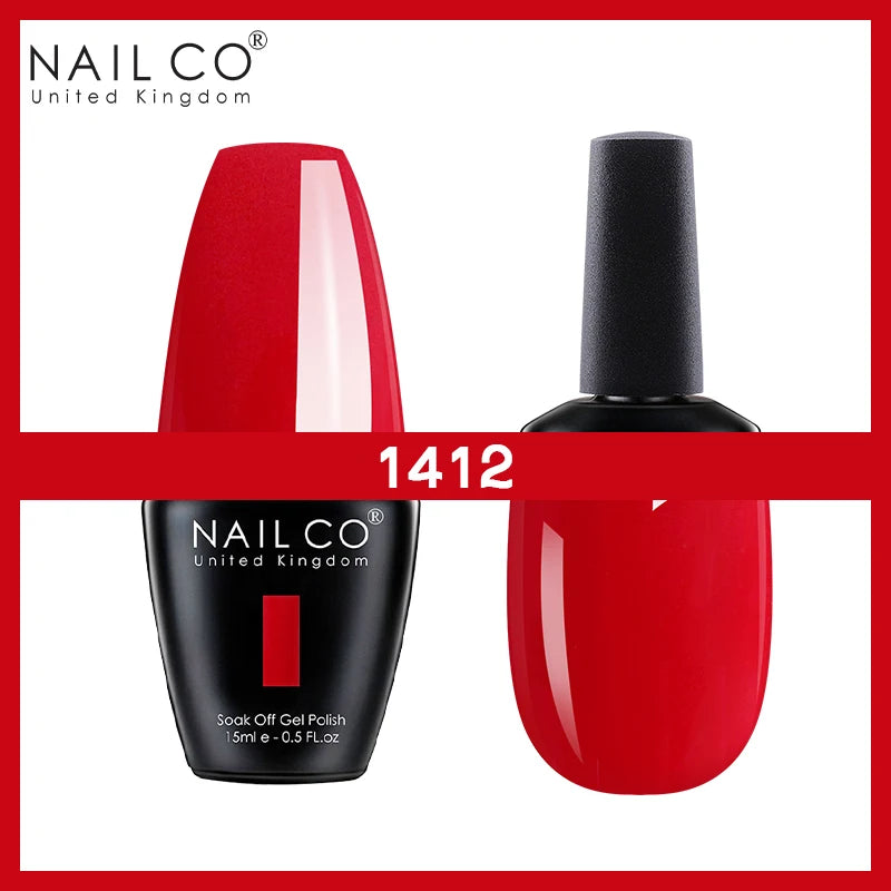 NAILCO Nude Nails Gel Nail Polish UV LED Semi-permant Varnish Hybrid Qme