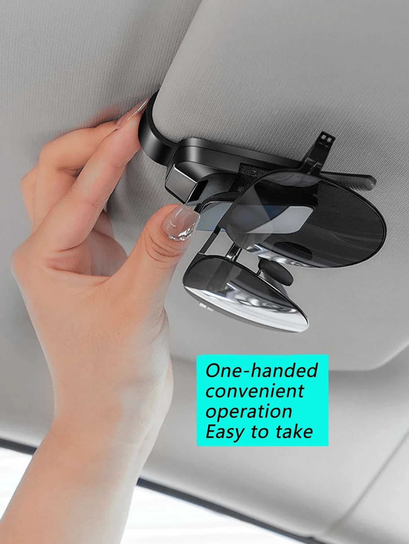 Car Glasses Clip Sunshade Easy Install Suitable All Models Access Qme