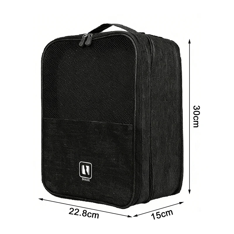 Waterproof Shoe Storage Bag Holds 3 Pairs Shoes Large Capacity Qme A1