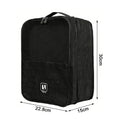 Waterproof Shoe Storage Bag Holds 3 Pairs Shoes Large Capacity Qme A1