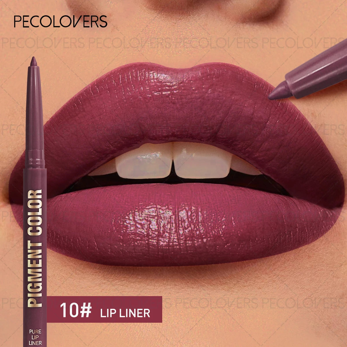 Matte Lip Liner Lipstick Pen Waterproof Long-lasting Non-sticky Qme 10