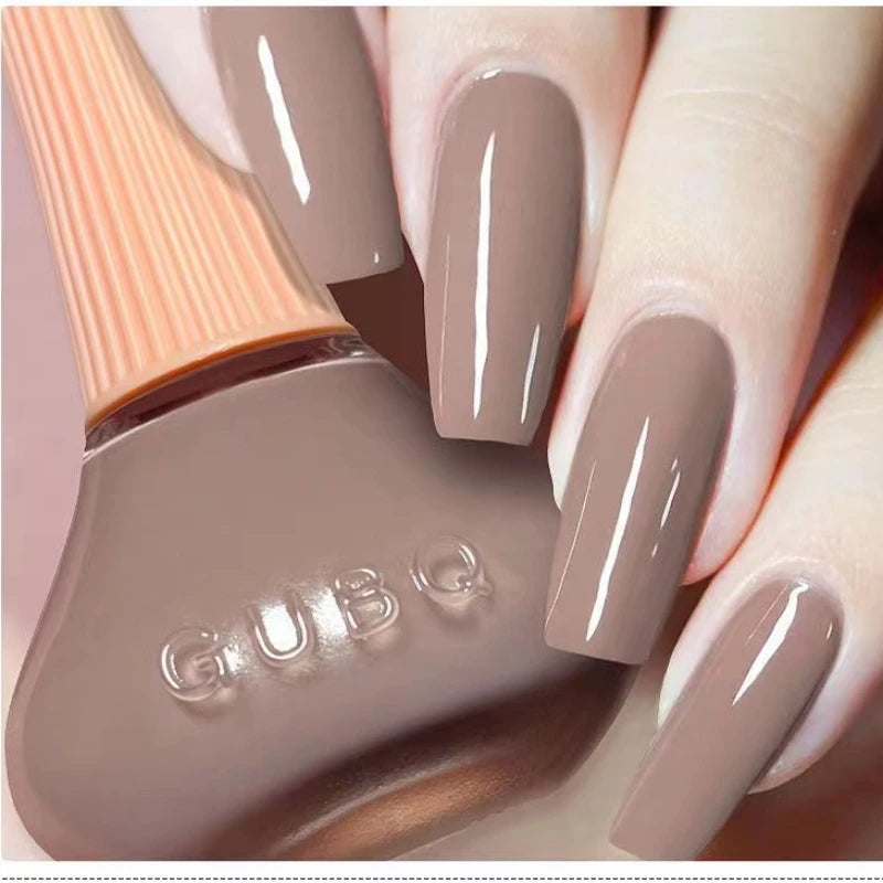 45 Colors Nail Polish Oil-based Nails Polish No-bake Quick Dry Non-tear Small Glitter Nail Gel Transparent Red Nail Art Qme