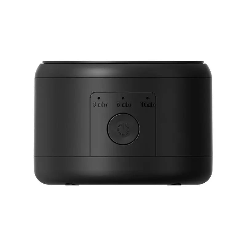 Compact Ultrasonic Cleaner Dental Appliances Thorough Cleaning Qme Black