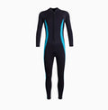 Neoprene Wetsuit Men Scuba Diving Full Suit Spearfishing Swimwear Snorkeling Surfing One Piece Set Winter Keep Warm Swimsuit Qme Blue XXXL
