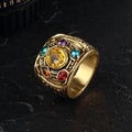 Cool New Fashion Men's Power Ring Infinity Wars Thanos Cosplay Anime Alloy Ring Jewelery Punk Gothic Hip Hop Ring Male Qme China Mainland 12