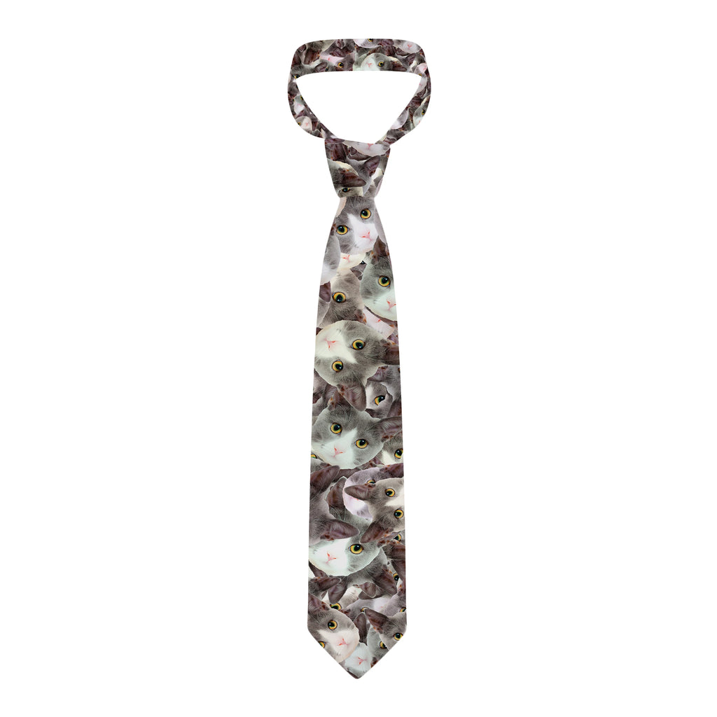 Cute Funny Cat Tie Newly Designed Cartoon 3d Printing Fashion Qme
