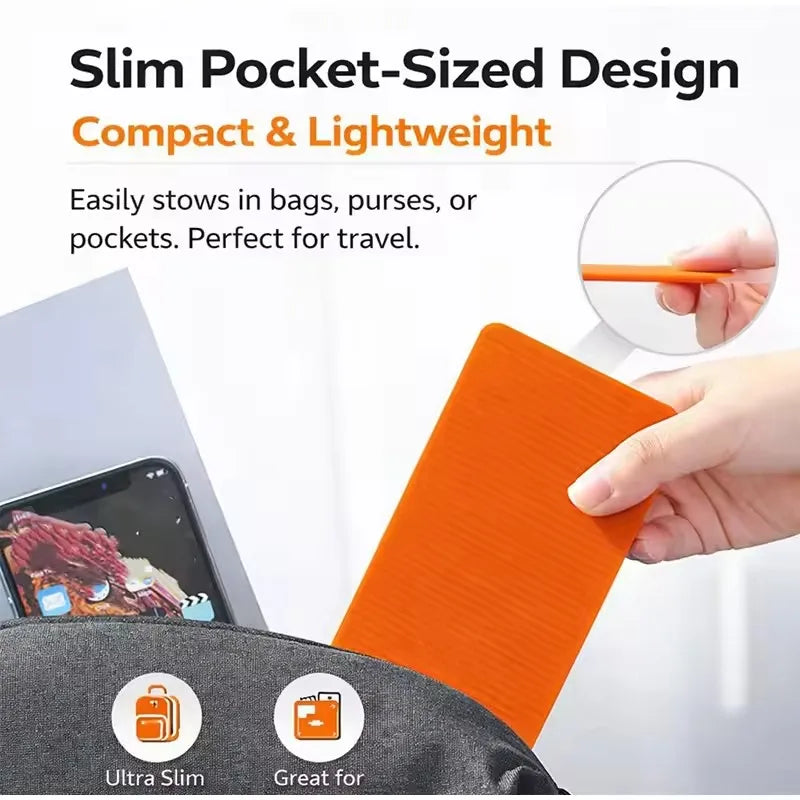 Flexible Foldable Silicone Phone Holder Portable Adjustable Multi-Angle Desktop Stand For iPhone iPad Laptop Tablet Home Office Qme