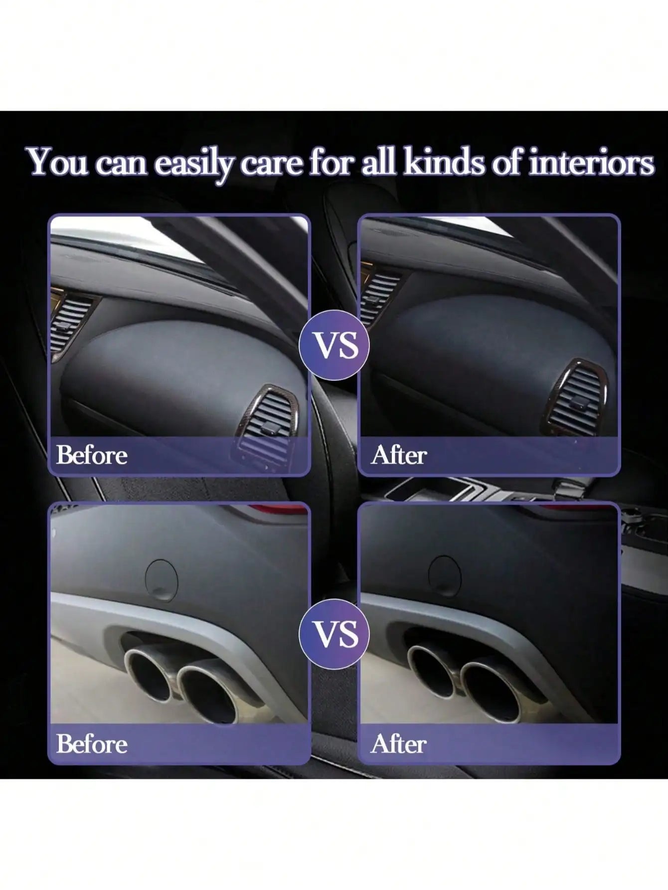 Interior Repair Spray Protection Instrument Panel Refurbishing Agent Qme