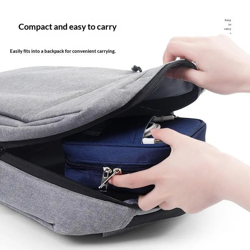 Waterproof USB Cable Organizer Bag Portable Digital Accessories Qme