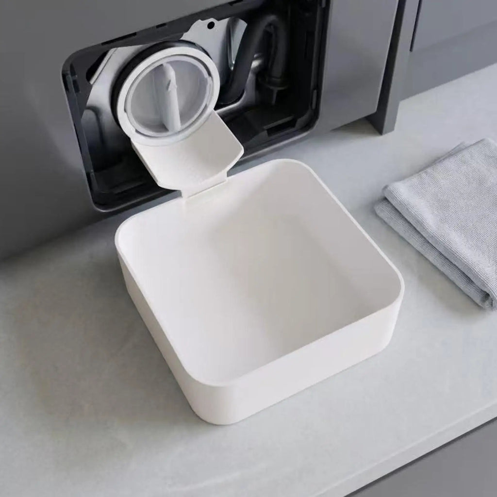 Washer Drain Pan Leak-Proof Tight Fit Easy Install Front Load Washer Water Catch Tray for Basement Apartment Mobile Home Garage Qme