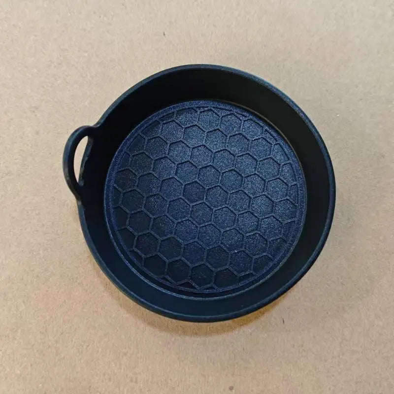 Anti-slip Coaster Car Stable Food Grade Silicone Gel Drink Holder Pad Qme Black