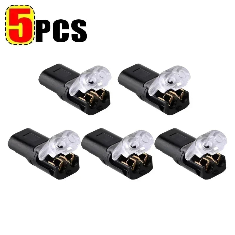 Waterproof Plug Wire Connector 2 Pin Way Cable Plug Car Electric Wire Snap Connectors Strip Terminal Connection Wholesale Qme 5pcs 2P Line Connector