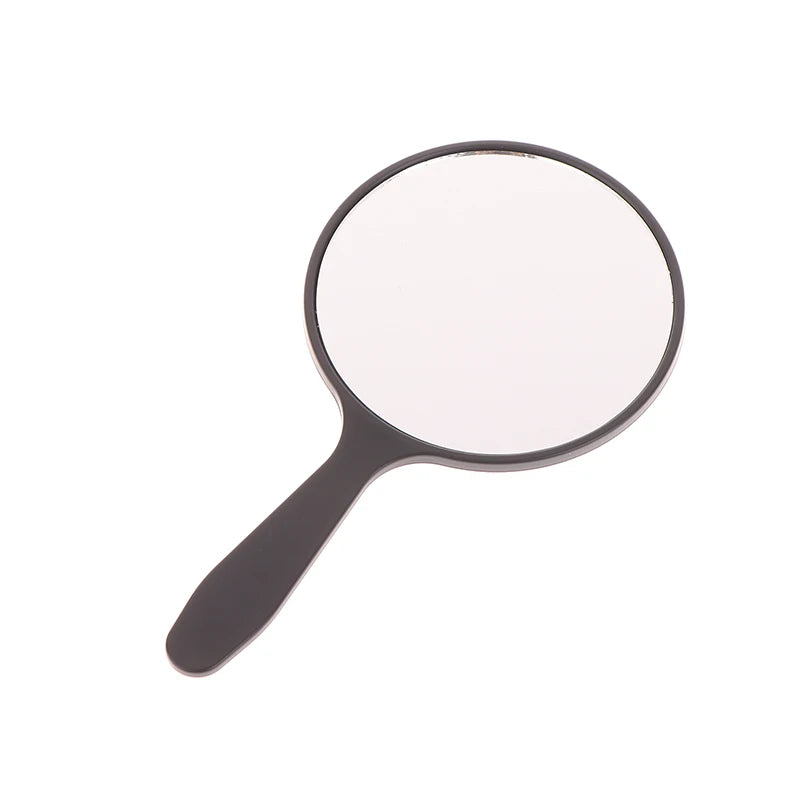 Handle Hand Mirror SPA Salon Compact Mirrors Eyelash Extension Qme Black