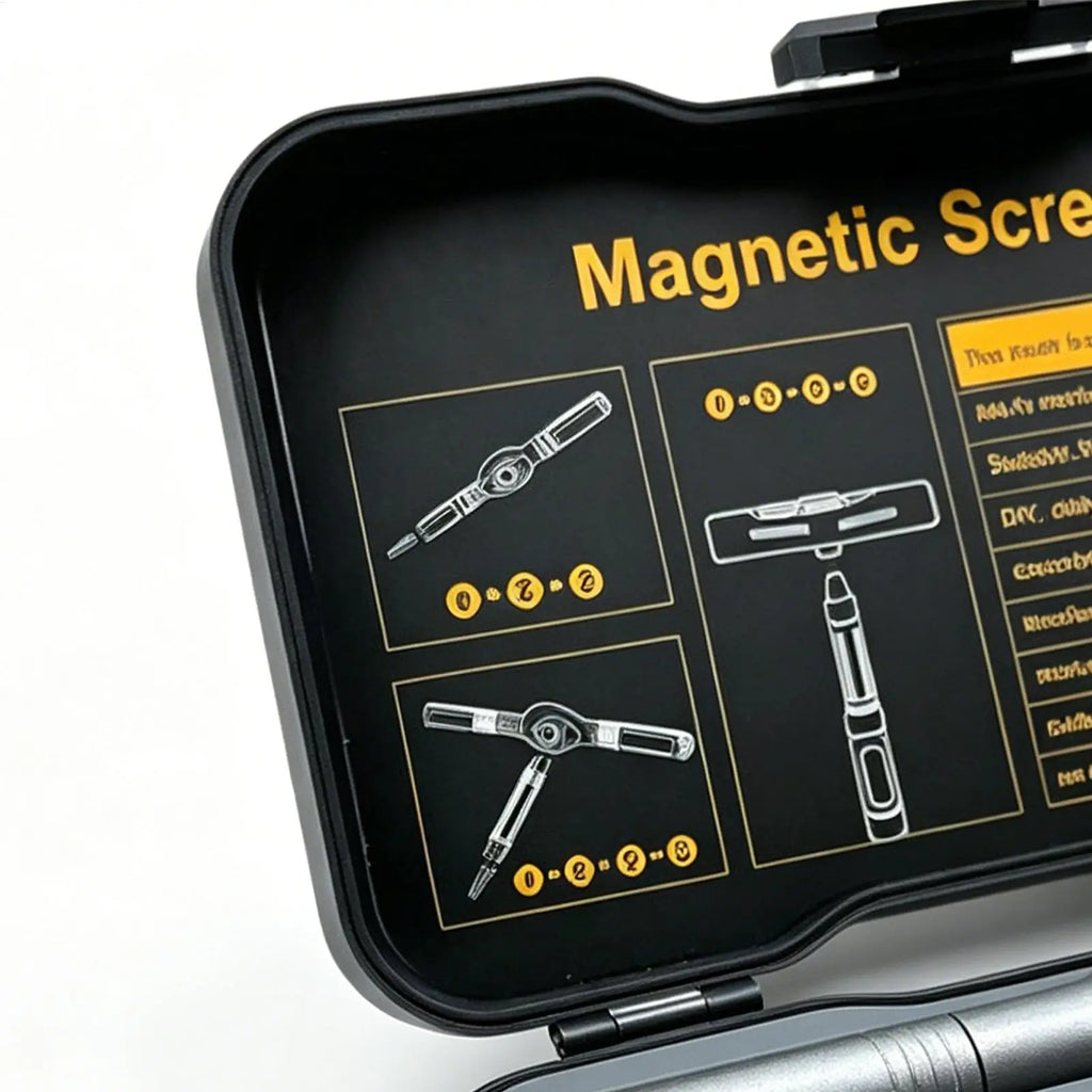 Screwdriver Ratchet Set 24-in-1 Magnetic Hex Wrench Maintenance Tool Electrician Screwdriver Set For Automotive Home Garage Qme
