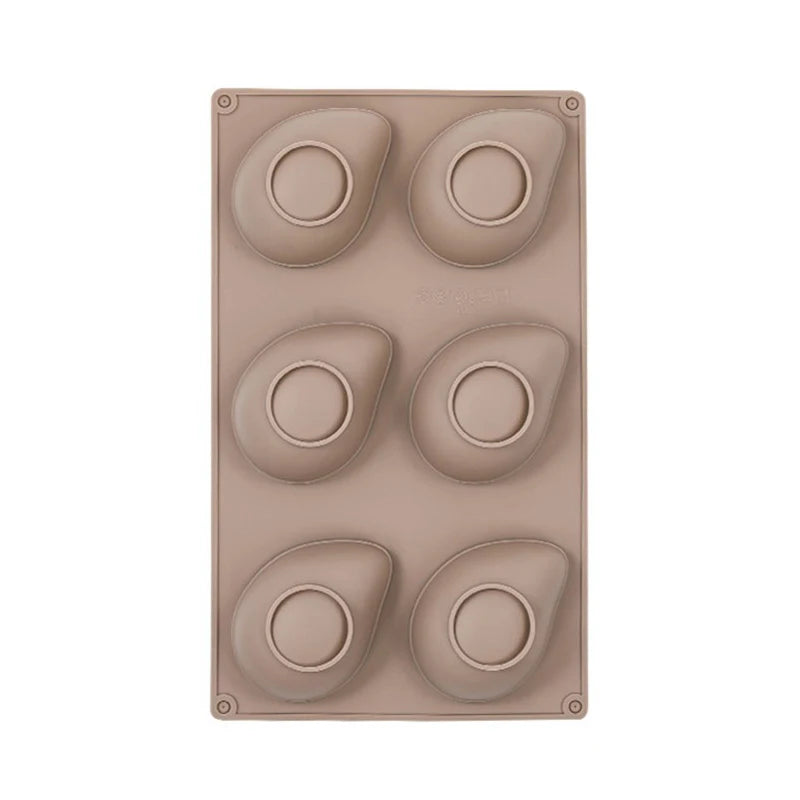 6 12 Cavity Silicone Mold Mango Mousse Cakes Fruit Shaped Chocolate Qme 6 Coffee