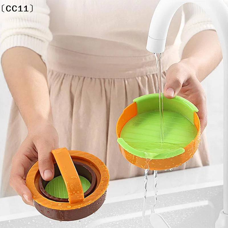 Round Hamburger Patty Making Tool Meat Press Combination Kitchen Qme
