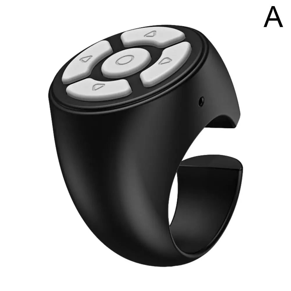 Wireless Bluetooth Remote Control, Video Scrolling Ring Page Turner Bluetooth Ring Scroller, Rechargeable Scrolling Rings Qme A