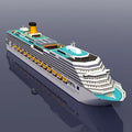 Cruise Ship Paper Model 3D DIY Puzzle Manual Papercrafts Toy Qme Default Title